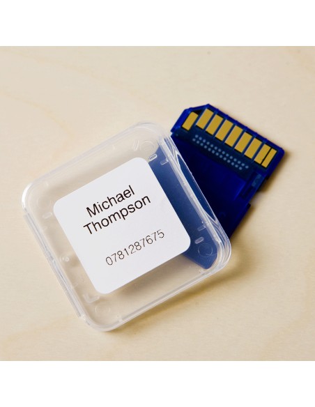 DK-11221 cinta para impresora de etiquetas Negro sobre blanco