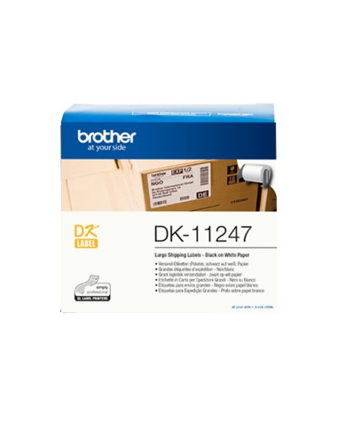 DK-11247 cinta para impresora de etiquetas Negro sobre blanco