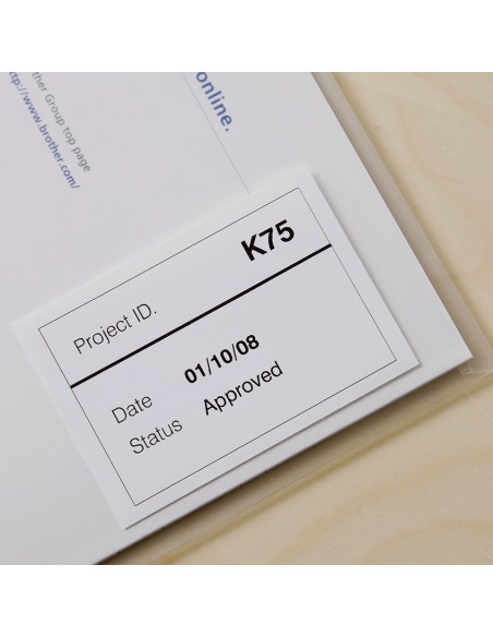 DK-22212 cinta para impresora de etiquetas Negro sobre blanco