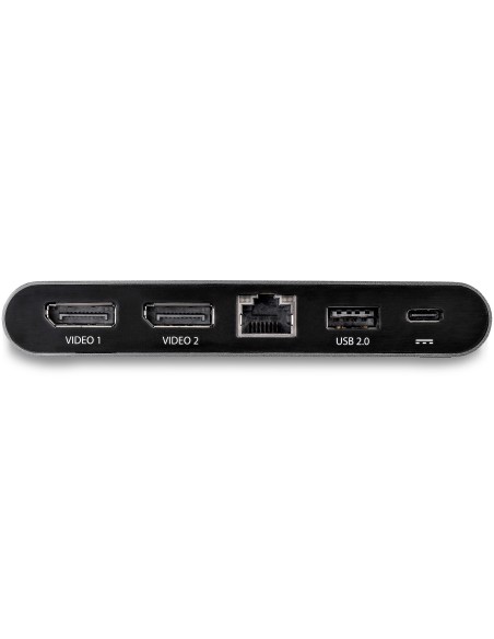 Docking Station USB C para 2 Monitores DisplayPort 4K - con Entrega de Potencia de 100W Passthrough - GbE - Hub Ladrón Concentr