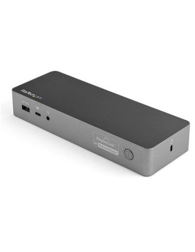 Docking Station Universal para Portátil - Replicador de Puertos Híbrido USB-C/-A - 2x HDMI y DP 4K - PD 100W - Mac / Windows / 
