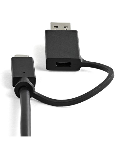 Docking Station Universal para Portátil - Replicador de Puertos Híbrido USB-C/-A - 2x HDMI y DP 4K - PD 100W - Mac / Windows / 