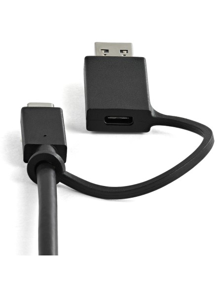 Docking Station Universal para Portátil - Replicador de Puertos Híbrido USB-C/-A - 2x HDMI y DP 4K - PD 100W - Mac / Windows / 