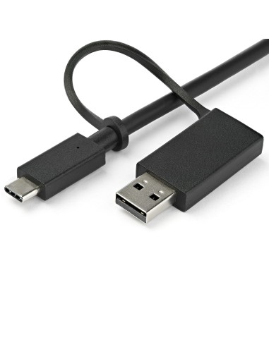 Docking Station Universal para Portátil - Replicador de Puertos Híbrido USB-C/-A - 2x HDMI y DP 4K - PD 60W - Mac / Windows / C