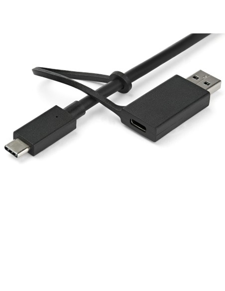 Docking Station Universal para Portátil - Replicador de Puertos Híbrido USB-C/-A - 2x HDMI y DP 4K - PD 60W - Mac / Windows / C