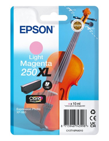 250XL Violin Claria Photo HD cartucho de tinta 1 pieza(s) Original Alto rendimiento (XL) Magenta claro