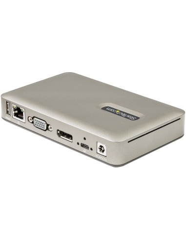 Docking Station USB C - USB-C a DisplayPort 4K 30Hz o VGA - Carga con Entrega de Alimentación PD de 65W - Hub USB 3.1 Gen 1 de 