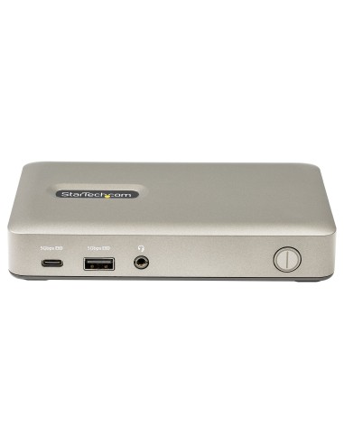 Docking Station USB C - USB-C a DisplayPort 4K 30Hz o VGA - Carga con Entrega de Alimentación PD de 65W - Hub USB 3.1 Gen 1 de 