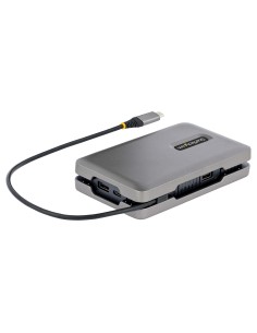 Adaptador Multipuertos USB-C - Vídeo USB Tipo C con Modo Alt de DP - HDMI 2.0 4K -VGA - Docking Station USB-C para 2 Monitores  2