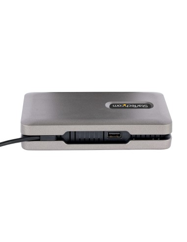 Adaptador Multipuertos USB-C - Vídeo USB Tipo C con Modo Alt de DP - HDMI 2.0 4K -VGA - Docking Station USB-C para 2 Monitores 