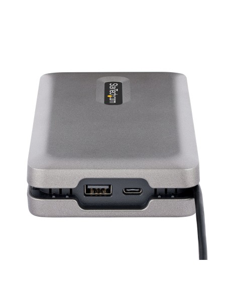 Adaptador Multipuertos USB-C - Vídeo USB Tipo C con Modo Alt de DP - HDMI 2.0 4K -VGA - Docking Station USB-C para 2 Monitores 