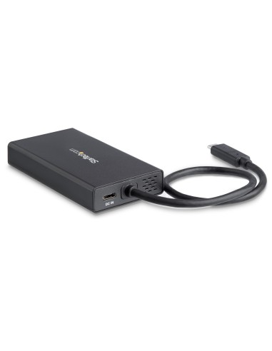 Adaptador Multipuertos USB-C - Docking Station Portátil USB-C 4K HDMI - con Entrega de Potencia de 60W - GbE - Hub 2x USB-A 3.0