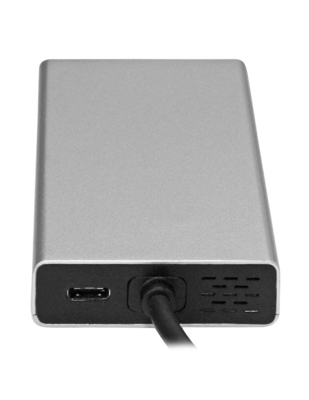 Adaptador Multipuertos USB-C - Docking Station Portátil USB-C 4K HDMI - con Entrega de Potencia de 60W - GbE - Hub 2x USB-A 3.0