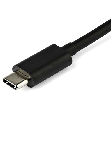 Adaptador Multipuertos USB-C 4K con HDMI, VGA, Ethernet Gigabit y USB 3.0 - Mini Docking Station USB Tipo C de Viajes a HDMI de