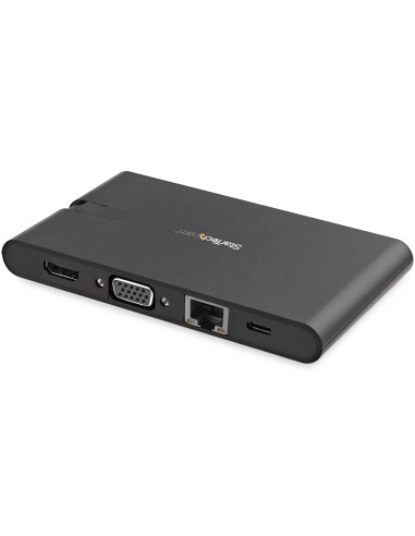 Docking Station USB-C con HDMI y VGA - para Mac y Windows -3x USB 3.0 - SD / micro SD - PD 3.0 - Adaptador USB C a USB 3.0