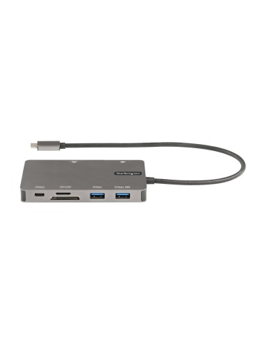 Adaptador Multipuertos USB C - Docking Station de Viajes HDMI 4K 30Hz o VGA - Hub Ladrón USB 3.0 de 5Gbps (USB-A / USB Tipo C) 