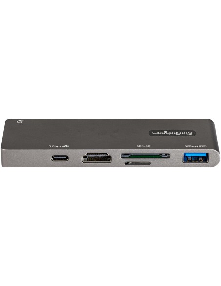 Adaptador Multipuertos USB C para MacBook Pro/Air - Docking Station USB Tipo C a HDMI 4K - con PD de 100W Pass-through - Lector