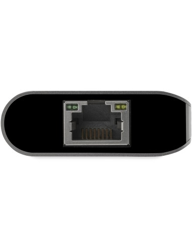 Adaptador Multipuertos USB-C - Docking Station Portátil USB Tipo C a HDMI de 4K - Hub Ladrón USB 3.0 de 2 Puertos - Lector de T