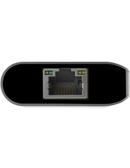 Adaptador Multipuertos USB-C - Docking Station Portátil USB Tipo C a HDMI de 4K - Hub Ladrón USB 3.0 de 2 Puertos - Lector de T