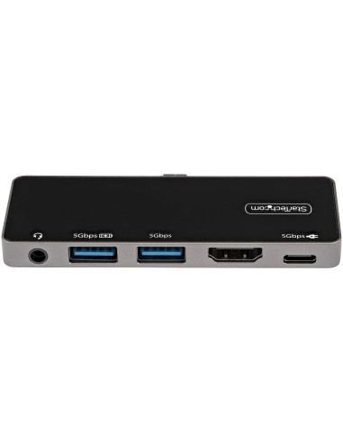 Adaptador Multipuertos USB C a HDMI 2.0 de 4K 60Hz - Entrega de Alimentación PD de 100W Pass Through - Hub USB 3.0 de 3 Puertos