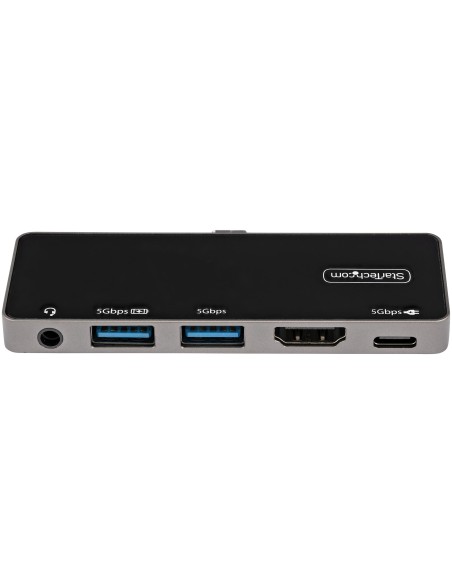 Adaptador Multipuertos USB C a HDMI 2.0 de 4K 60Hz - Entrega de Alimentación PD de 100W Pass Through - Hub USB 3.0 de 3 Puertos