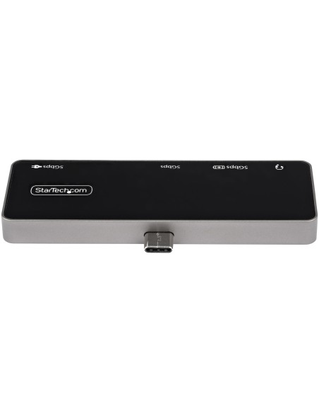 Adaptador Multipuertos USB C a HDMI 2.0 de 4K 60Hz - Entrega de Alimentación PD de 100W Pass Through - Hub USB 3.0 de 3 Puertos