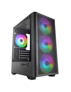 MCVECTOR carcasa de ordenador Mini Tower Negro