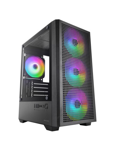 MCVECTOR carcasa de ordenador Mini Tower Negro