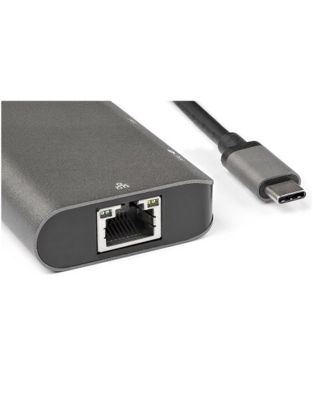 Adaptador Multipuertos USB C - Mini Docking Station USB Tipo C con HDMI de 4K 30Hz - con PD de 100W - con Hub Ladrón Concentrad