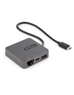 Adaptador Multipuertos USB-C - Docking Station USB Tipo C - HDMI o VGA - con Cable de 29cm - con Puertos USB A y USB Type C