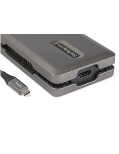 Adaptador Multipuertos USB-C - USB Tipo C a HDMI 2.0 4K a 60Hz - Hub Ladrón USB de 2 Puertos de 10Gbps - con PD de Paso de 100W 2