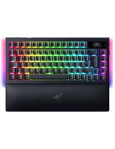 BlackWidow V4 Pro teclado Juego USB + RF Wireless + Bluetooth QWERTY Internacional de EE.UU. Negro