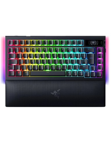 BlackWidow V4 Pro teclado Juego USB + RF Wireless + Bluetooth QWERTY Internacional de EE.UU. Negro