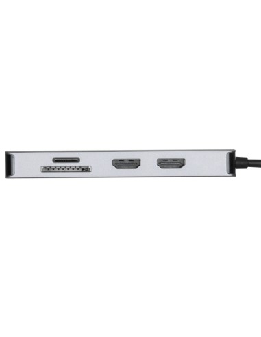 DOCK423EU base para portátil y replicador de puertos Alámbrico USB 3.2 Gen 1 (3.1 Gen 1) Type-C Plata