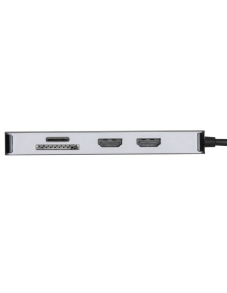 DOCK423EU base para portátil y replicador de puertos Alámbrico USB 3.2 Gen 1 (3.1 Gen 1) Type-C Plata