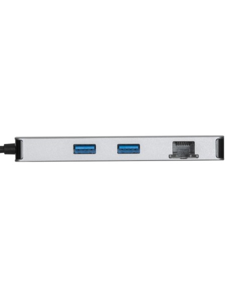DOCK423EU base para portátil y replicador de puertos Alámbrico USB 3.2 Gen 1 (3.1 Gen 1) Type-C Plata