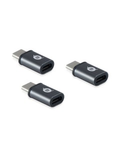DONN05G cambiador de género para cable USB 2.0 Type-C USB 2.0 Micro Negro