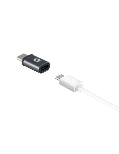 DONN05G cambiador de género para cable USB 2.0 Type-C USB 2.0 Micro Negro