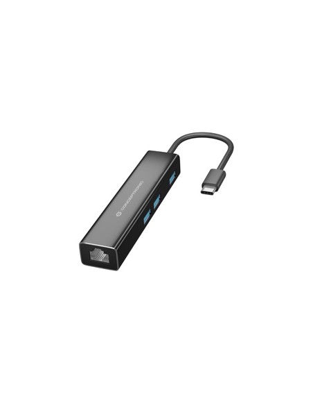 DONN07B base para portátil y replicador de puertos USB 3.2 Gen 1 (3.1 Gen 1) Type-C Negro