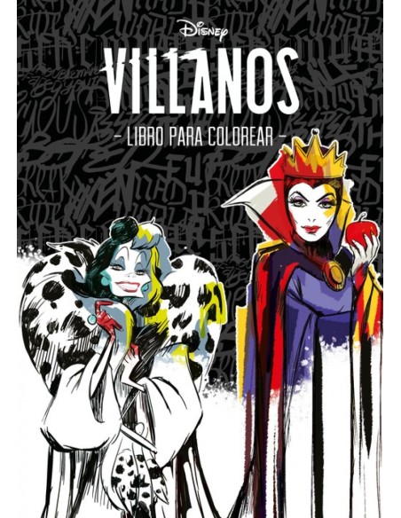 VILLANOS LIBRO PARA COLOREAR