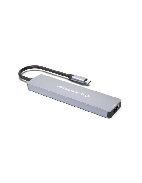 DONN19G base para portátil y replicador de puertos Alámbrico USB 3.2 Gen 1 (3.1 Gen 1) Type-C Gris