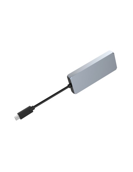 DONN22G base para portátil y replicador de puertos Alámbrico USB 3.2 Gen 2 (3.1 Gen 2) Type-C Gris