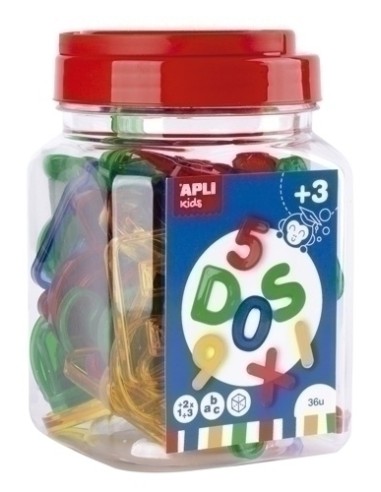 JUEGO EDUC. APLI LETRAS Y NUM. TRANS. 36