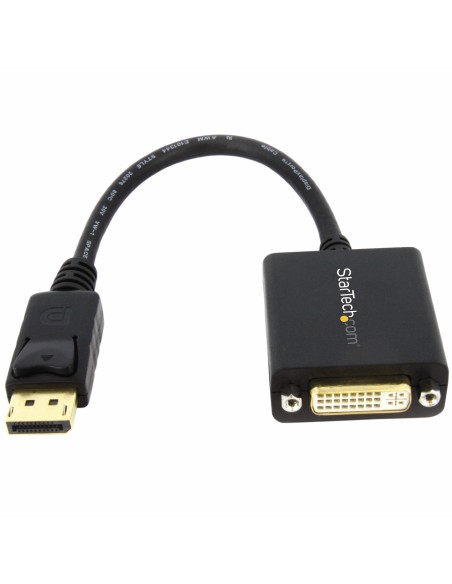 Adaptador de Vídeo DisplayPort a DVI - Conversor DP - Hasta 1920x1200 - Convertidor Pasivo Externo