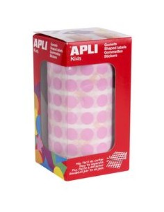 ROLLO GOMETS REDONDO ROSA AUTOADHESIVOS 105MM