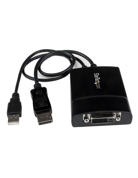 Adaptador de Vídeo DisplayPort a DVI - Conversor DP++ - Doble Enlace - Activo