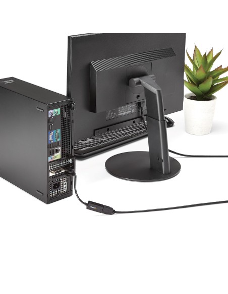 Conversor de Vídeo DisplayPort a HDMI con Audio  Adaptador Activo DP 1.2 para Ordenadores de Sobremesa/Laptops  4K @ 30Hz