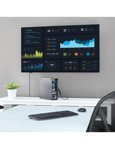 Conversor de Vídeo DisplayPort a HDMI con Audio  Adaptador Activo DP 1.2 para Ordenadores de Sobremesa/Laptops  4K @ 30Hz