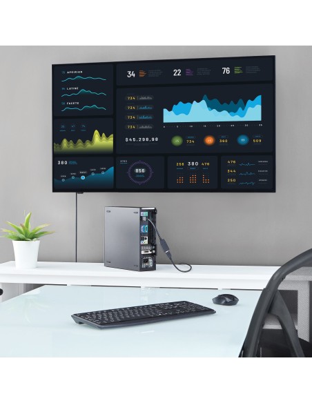 Adaptador de Vídeo DisplayPort a HDMI - Conversor DP - 1920x1200 - Pasivo