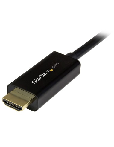 Cable Conversor DisplayPort a HDMI de 2m - Color Negro - Ultra HD 4K
